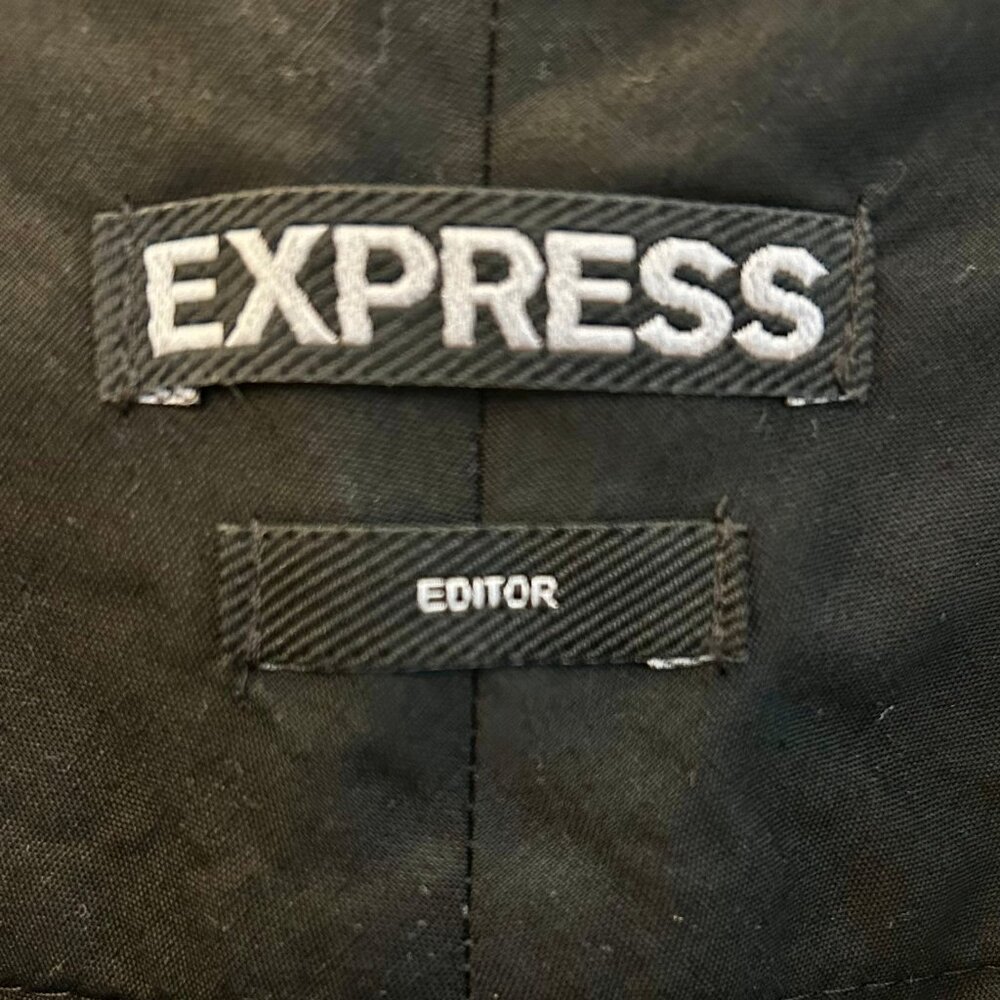 Express Editor Dark Grey Pants - Picture 6 of 8